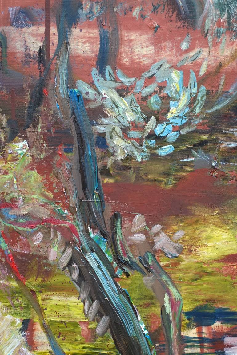 Original Abstract Expressionism Abstract Painting by Jessica Muller