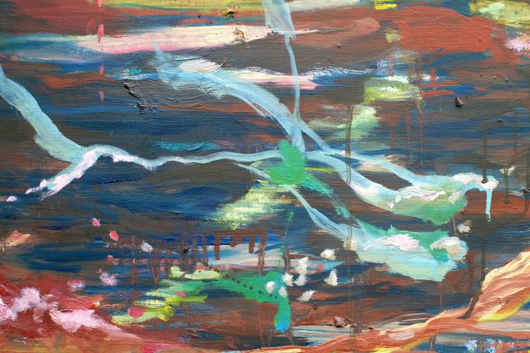 Original Abstract Expressionism Abstract Painting by Jessica Muller