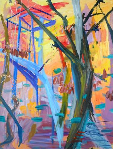 Original Abstract Expressionism Landscape Paintings by Jessica Muller