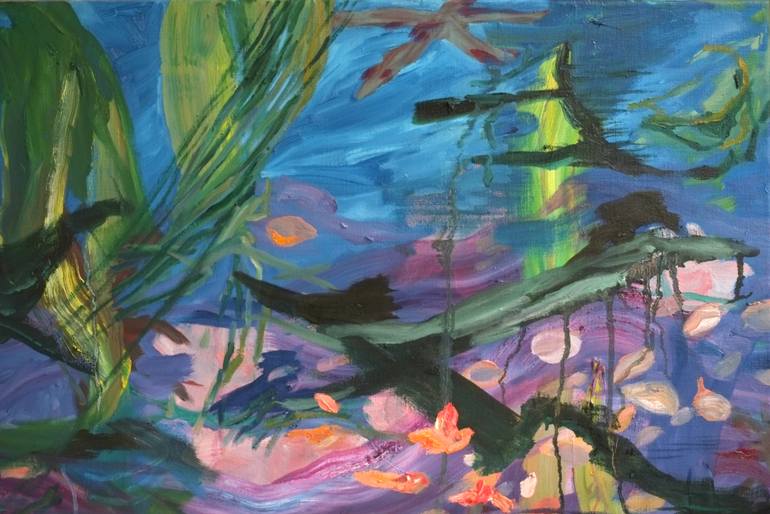 Original Abstract Expressionism Nature Painting by Jessica Muller