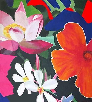 Saatchi Art Artist Barron Holland; Paintings, “Floral Study 4” #art