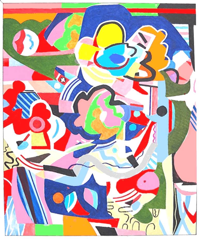 ベル Alien Vernissage Painting by Barron Holland | Saatchi Art Singapore