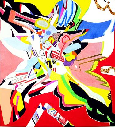 Original Abstract Sport Paintings by Barron Holland