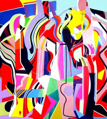 Original Abstract Music Paintings by Barron Holland