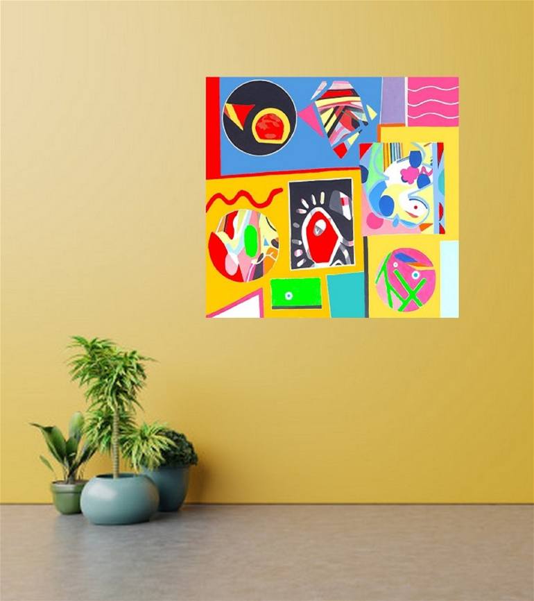 Original Abstract Fantasy Painting by Barron Holland