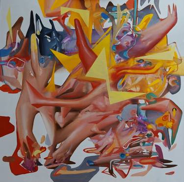 Original Abstract Geometric Paintings by Daniel Maczynski