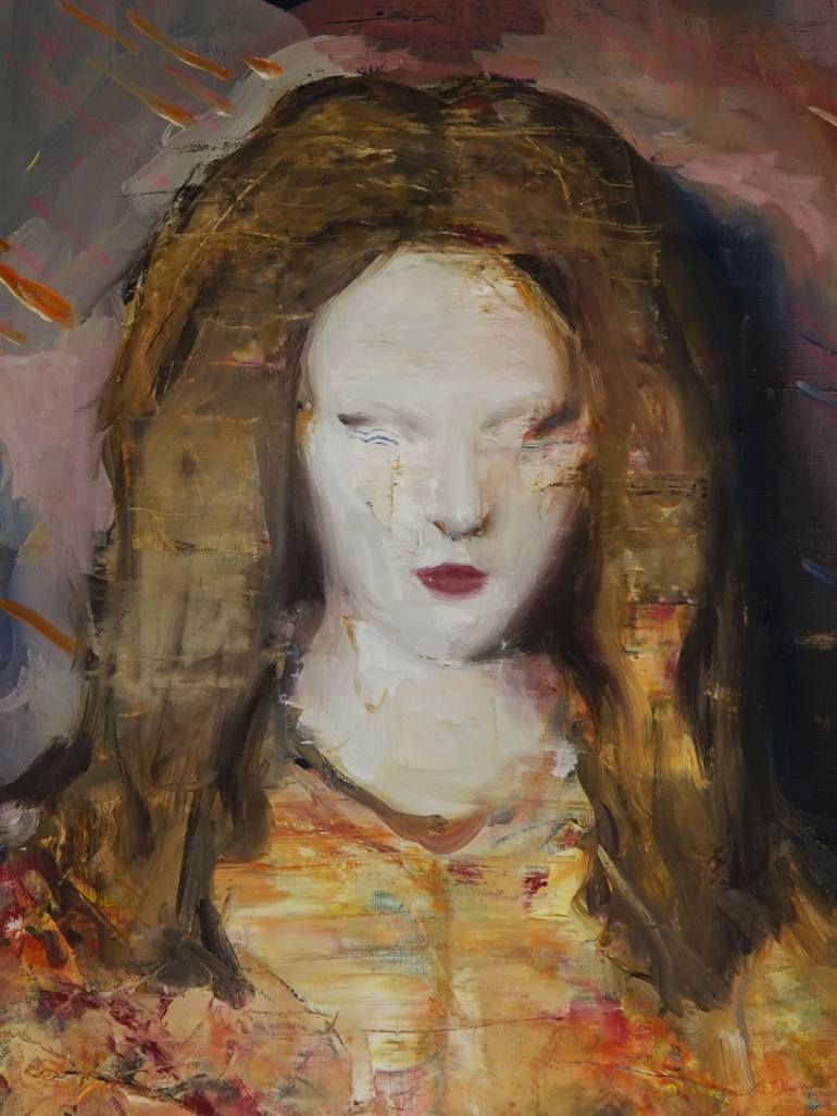the girl Painting by Daniel Maczynski | Saatchi Art