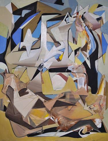 Original Cubism Abstract Paintings by Daniel Maczynski