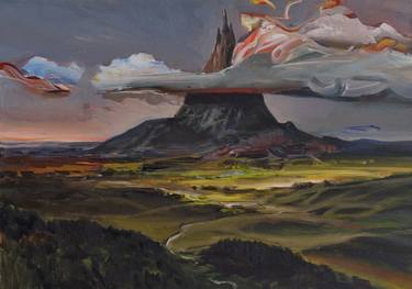 Original Surrealism Landscape Paintings by Daniel Maczynski