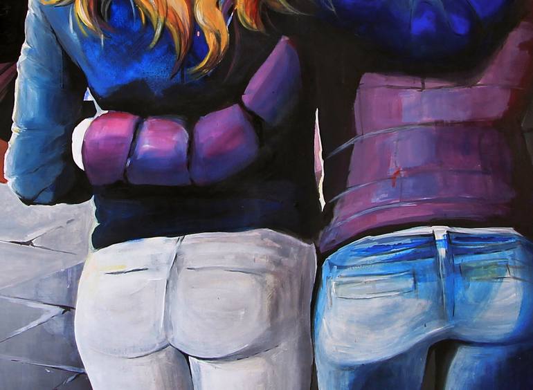 Original Expressionism Women Painting by Gaetano & Valentina