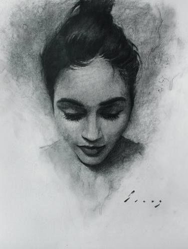 Charcoal Portrait I thumb