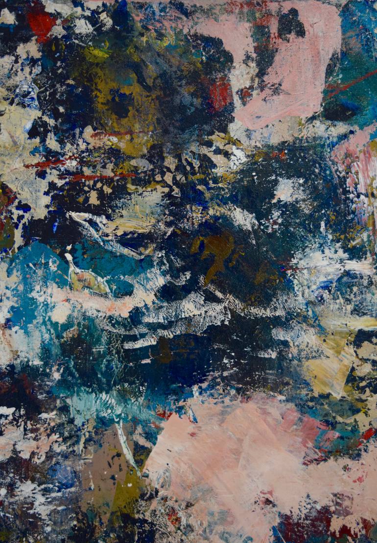 Original Abstract Expressionism Abstract Painting by Sali Swalla