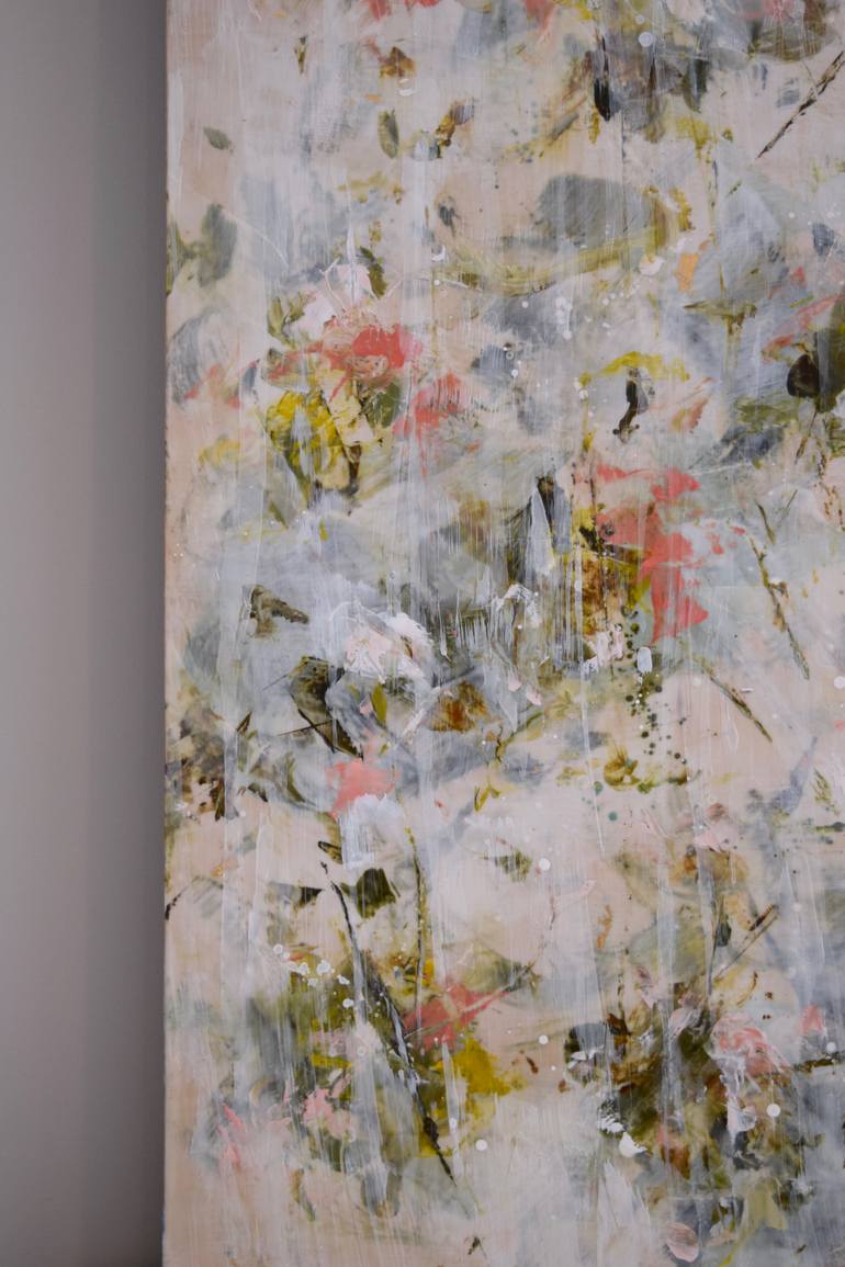 Original Abstract Botanic Painting by Sali Swalla