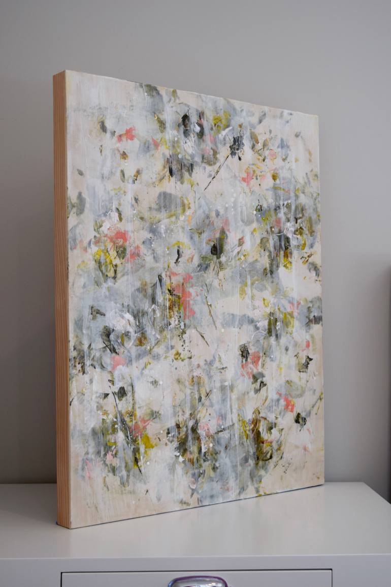 Original Abstract Botanic Painting by Sali Swalla