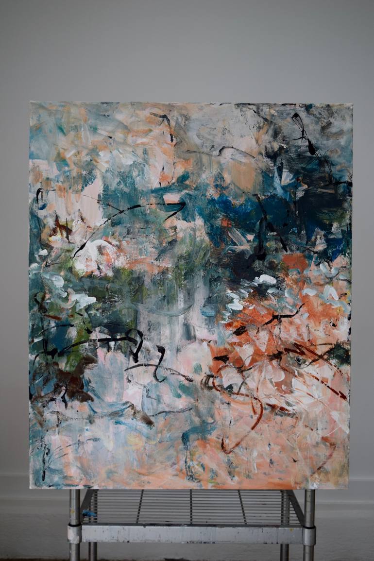 Original Abstract Expressionism Abstract Painting by sali swalla