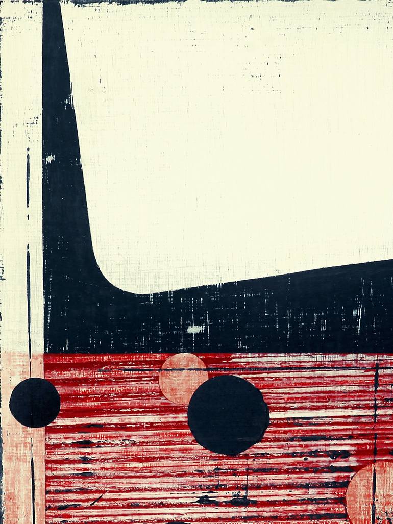 Original Abstract Expressionism Abstract Painting by Peter Strnad