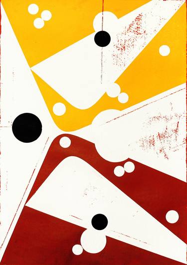 Original Modern Abstract Paintings by Peter Strnad