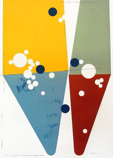 Original Modern Abstract Paintings by Peter Strnad