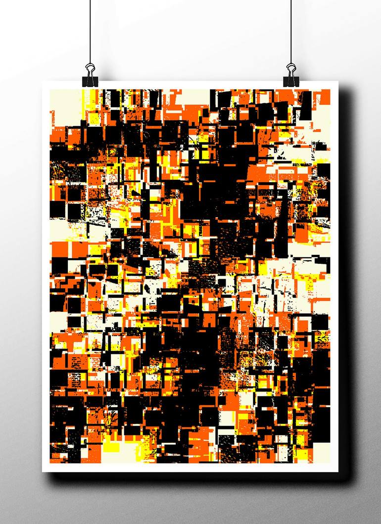 Original Contemporary Abstract Digital by Peter Strnad