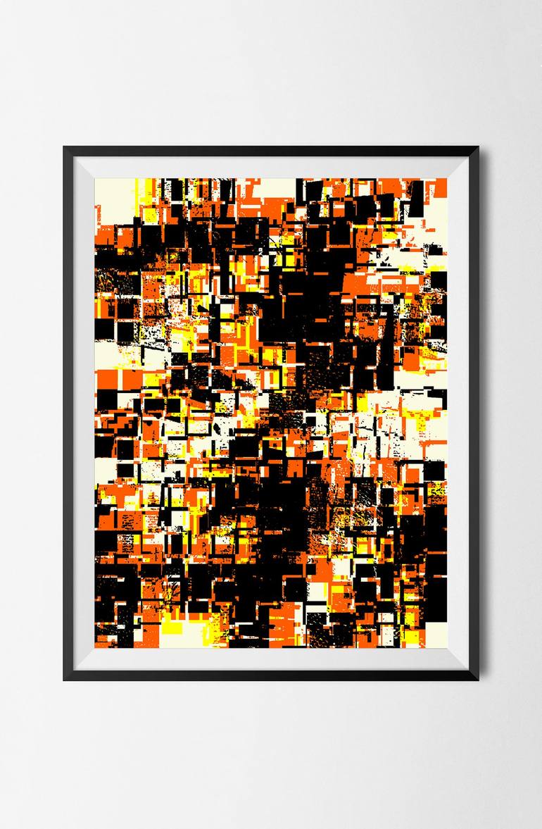 Original Abstract Digital by Peter Strnad