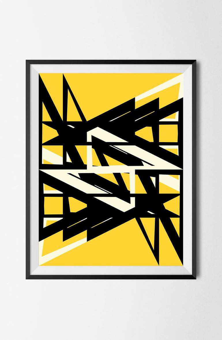 Original Contemporary Abstract Digital by Peter Strnad