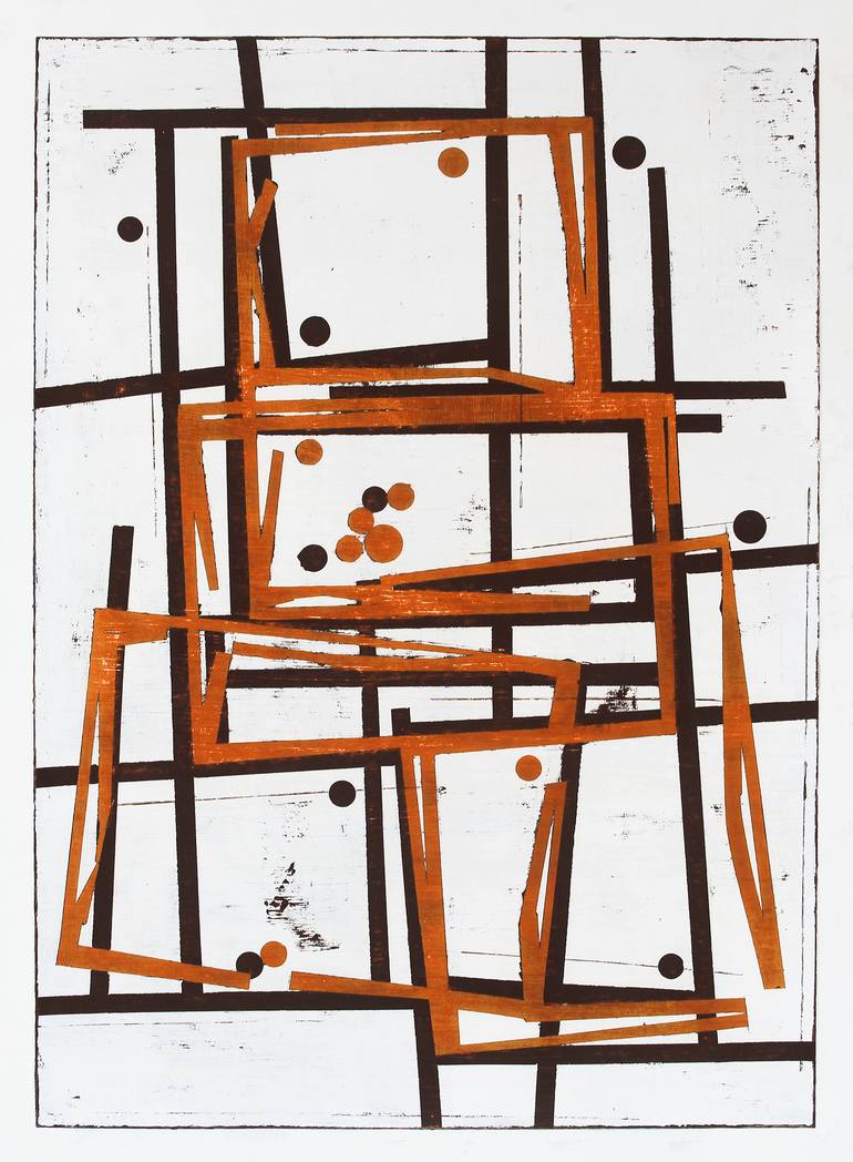 Original Contemporary Abstract Painting by Peter Strnad