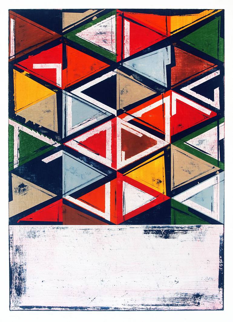 Original Modern Abstract Painting by Peter Strnad