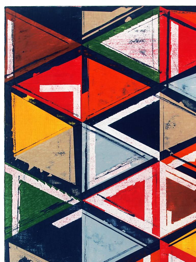 Original Modern Abstract Painting by Peter Strnad