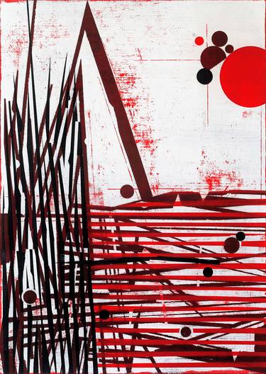 Original Abstract Paintings by Peter Strnad