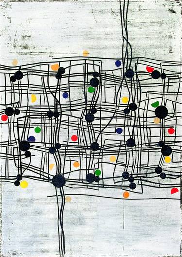 Original Modern Abstract Paintings by Peter Strnad