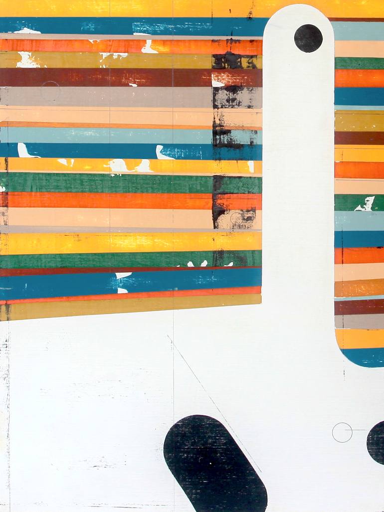 Original Modern Abstract Painting by Peter Strnad