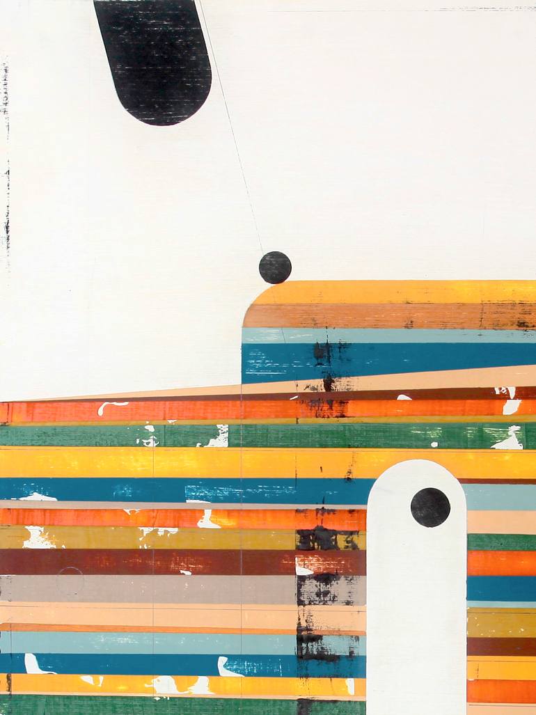Original Modern Abstract Painting by Peter Strnad