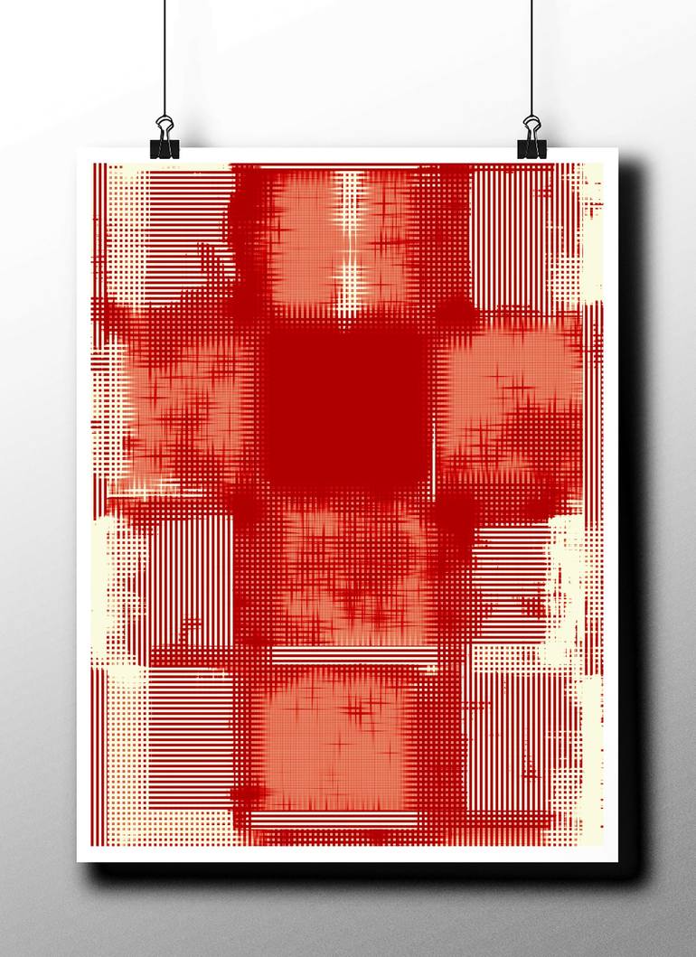 Original Contemporary Abstract Digital by Peter Strnad