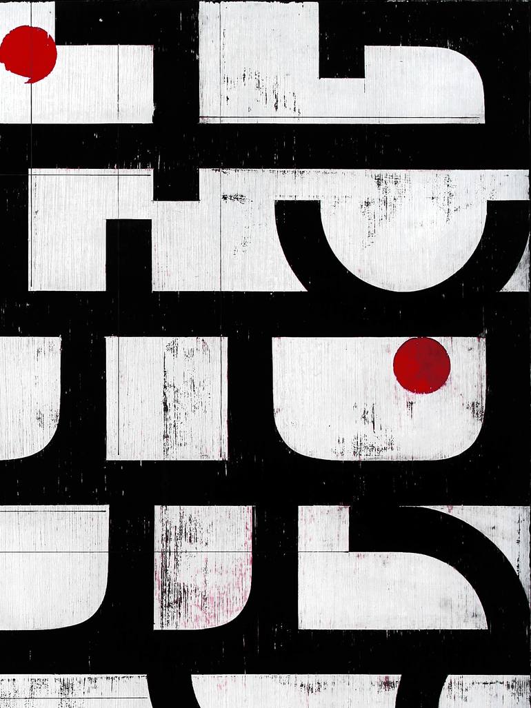 Original Modern Abstract Painting by Peter Strnad