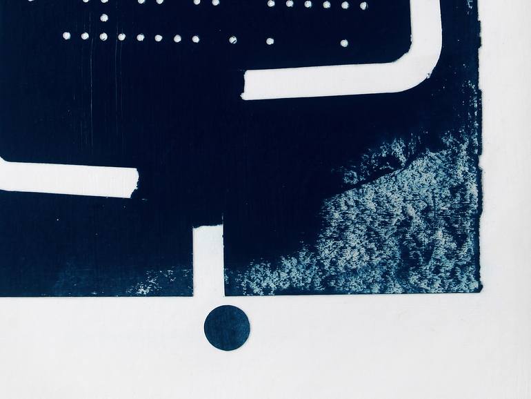 Original Contemporary Abstract Collage by Peter Strnad