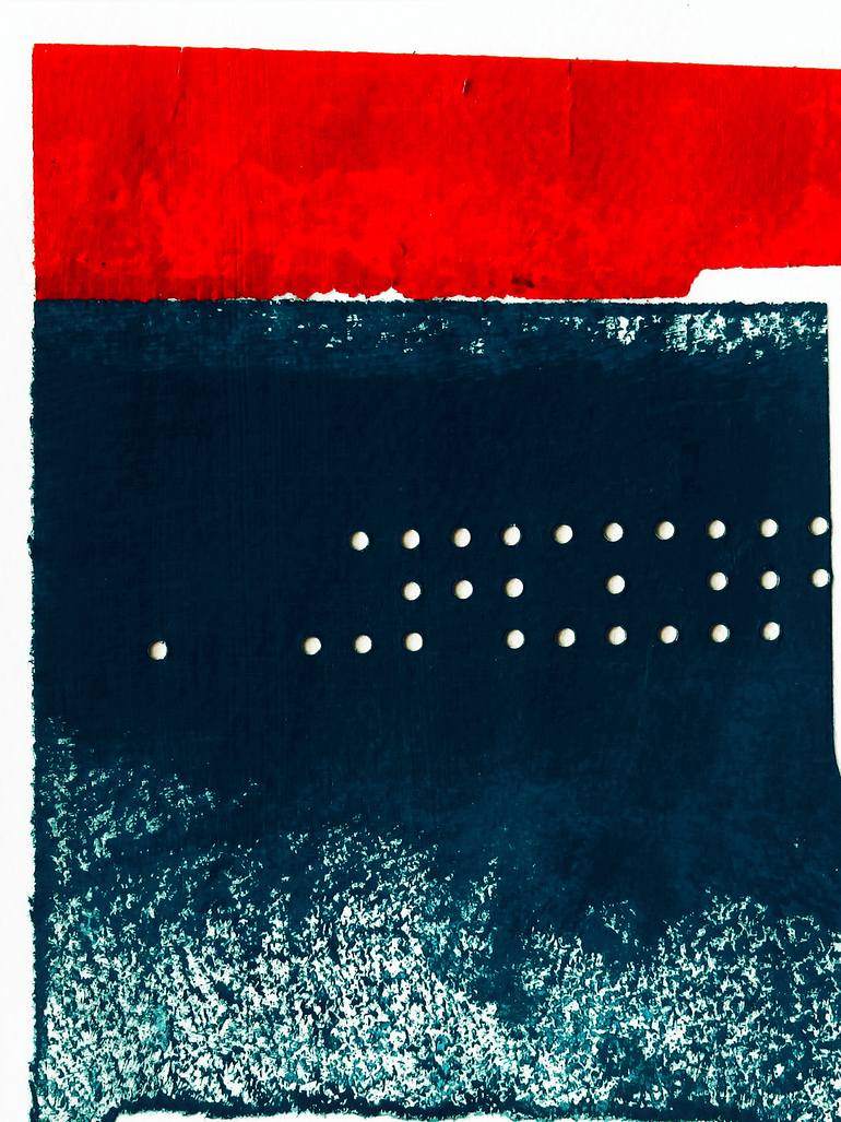 Original Contemporary Abstract Collage by Peter Strnad