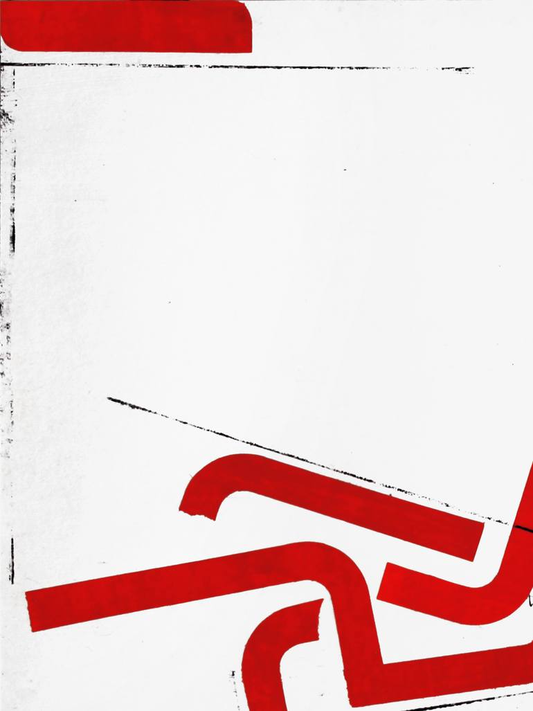 Original Contemporary Abstract Collage by Peter Strnad