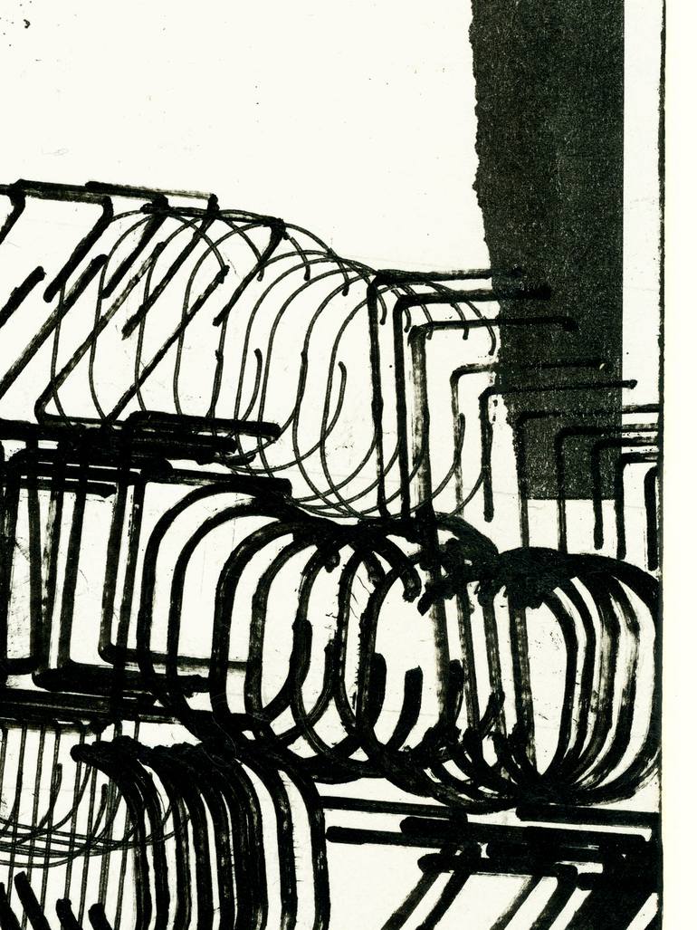 Original Contemporary Abstract Collage by Peter Strnad