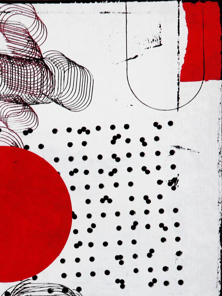 Original Modern Abstract Collage by Peter Strnad