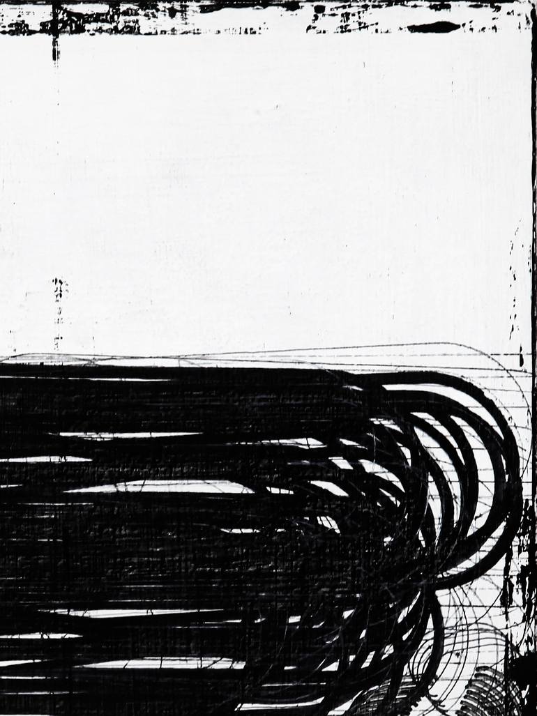 Original Modern Abstract Drawing by Peter Strnad