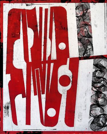 Original Modern Abstract Mixed Media by Peter Strnad