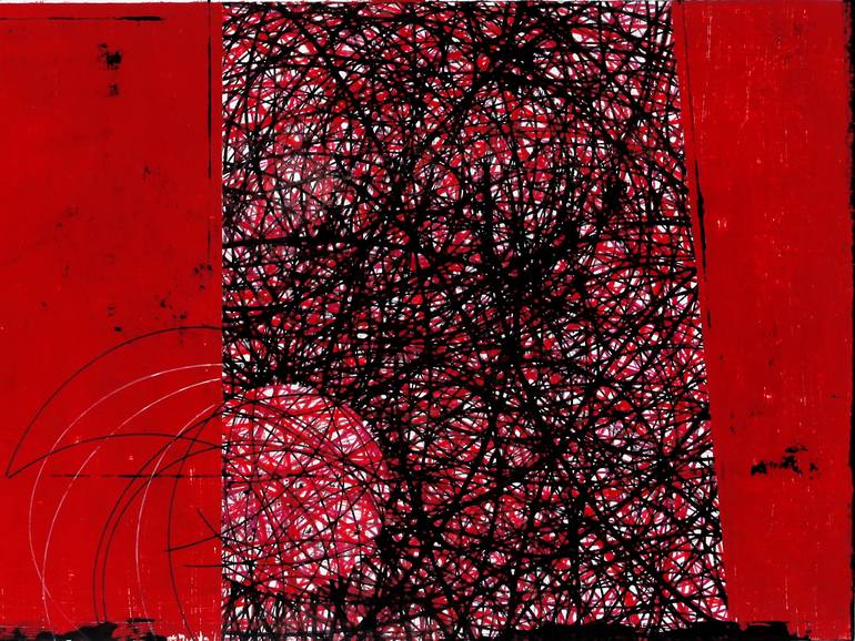 Original Modern Abstract Mixed Media by Peter Strnad