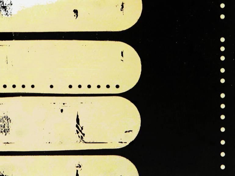 Original Abstract Expressionism Abstract Collage by Petr Strnad