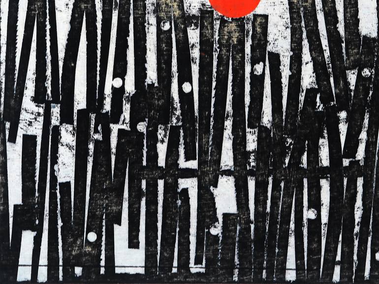 Original Abstract Expressionism Abstract Painting by Peter Strnad