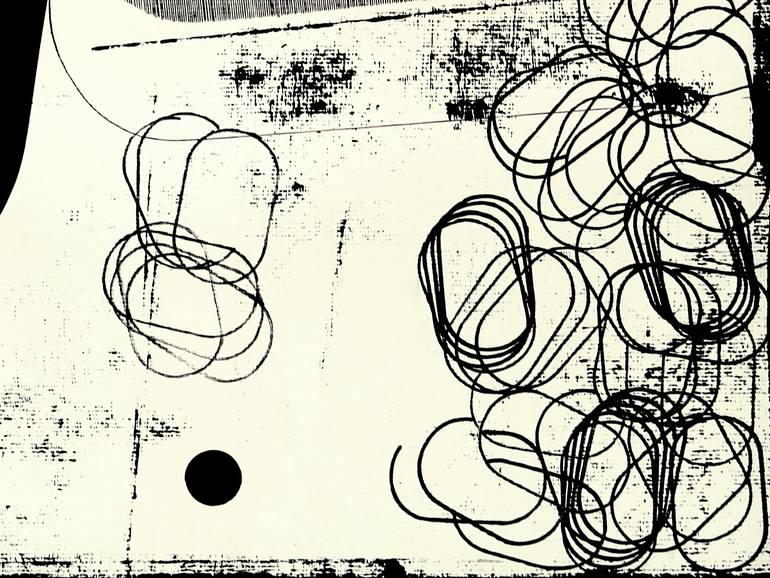 Original Abstract Expressionism Abstract Mixed Media by Peter Strnad
