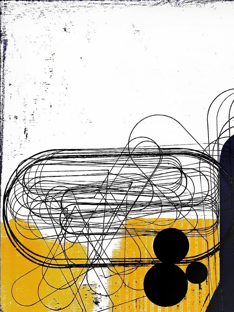 Original Modern Abstract Mixed Media by Peter Strnad