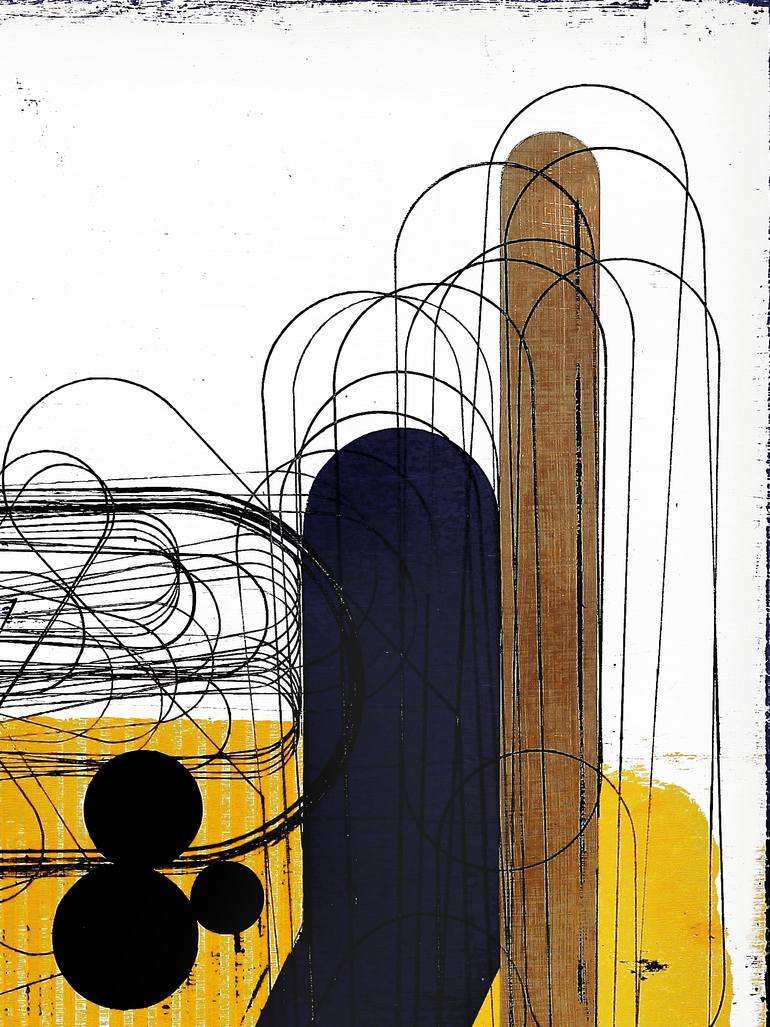Original Modern Abstract Mixed Media by Peter Strnad