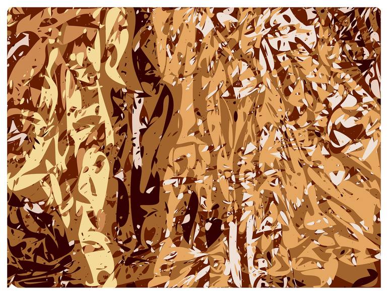 Original Abstract Expressionism Abstract Digital by Peter Strnad