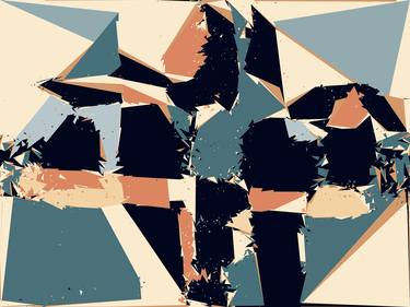 Original Abstract Expressionism Abstract Digital by Peter Strnad