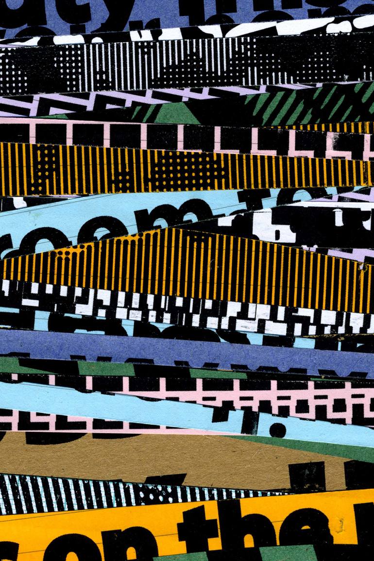 Original Conceptual Abstract Collage by Peter Strnad